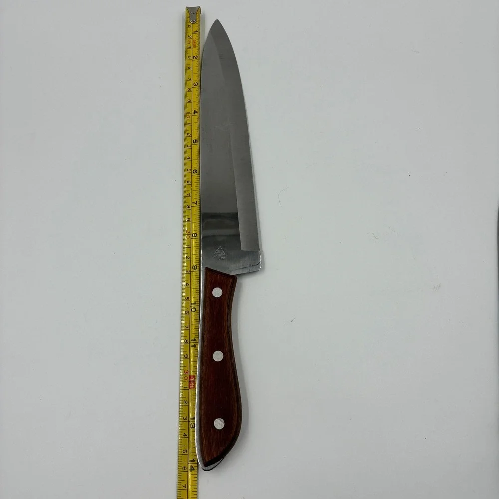 Vintage Emperor Steel Japan Stainless Steel Kitchen Knives‎ Set of 2 Wood Handle